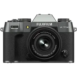 Бездзеркальний фотоапарат Fujifilm X-T50 Kit XC 15-45mm f/3.5-5.6 OIS PZ Charcoal Silver (16828923) [172734]