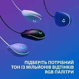 Комп'ютерна мишка Logitech G102 Lightsync Lilac (910-005854) - мініатюра 7