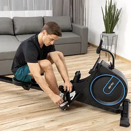 Гребний тренажер Gymtek XR1000 магнітний синій - мініатюра 15
