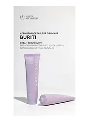 Кремовий скраб для обличчя BURITI 100 мл Choice White Mandarin - мініатюра 2