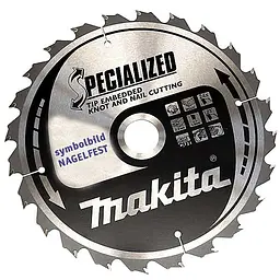 Диск пиляльний по дереву 270х30 мм 24T Makita Makblade Plus qulet cutting B-09450