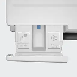 Пральна машина Beko з фронтальним завантаженням WTV8744XDW, 8кг, 1400, A+++(-10%), 54см, Автодоз, Дисплей, Білий (WTV8744XDW) - мініатюра 2