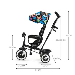 Триколісний велосипед Kinderkraft Aston Happy Shapes (KRASTO00HAP0000) - мініатюра 12