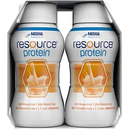 Готова молочна суміш Nestle Resource Protein Ресурс Протеїн, зі смаком абрикосу, 800 мл (4 шт по 200 мл) - мініатюра 7