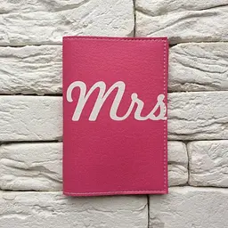 Обкладинка для паспорта Mrs (рожевий) - мініатюра 2