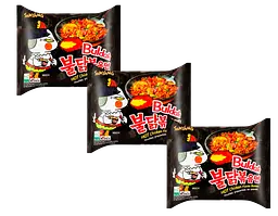 Локшина швидкого приготування Samyang Buldak Hot Chicken Flavour Ramen Non-Vegetarian, 140г - мініатюра 2