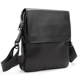 Шкіряний месенджер з клапаном на два відділи Tiding Bag M56-3508A