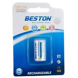 Акумулятор Beston CR123A (16340) 600mAh Lithium (AAB1844)