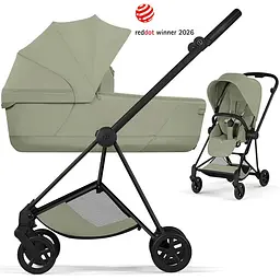 Cybex Mios Style 5.0 коляска 2 в 1 Sage Green шасі Matt Black