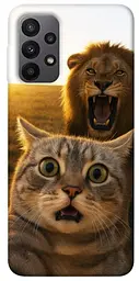 Чохол Demsky Shocked cat and lion для Samsung Galaxy A23 4G