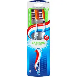 Зубна щітка Aquafresh Екстрім Клін 1+1