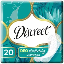 Щоденні прокладки Discreet Deo Water Lily 20 шт. (4015400107835/8700216152846)