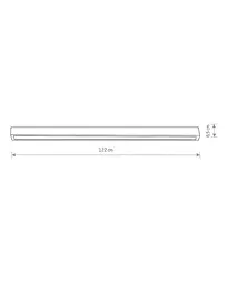 Стельовий світильник Nowodvorski 7600 Straight Ceiling Led L - мініатюра 2