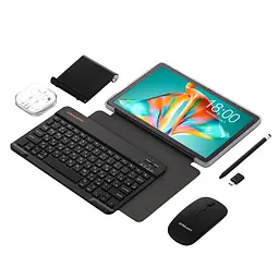Планшет TECLAST P30T KIT 10,1" 4ГБ, 128ГБ, 6000мА рік, Android, сірий - мініатюра 3