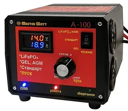 Пускозарядний пристрій MasterWatt PZU А-100 12V для LiFePO4 / AGM / GEL