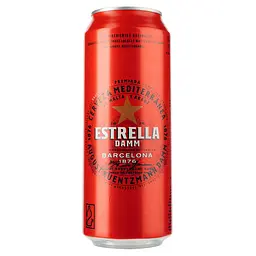 Уцінка. Пиво Estrella Damm Barcelona світле 4.6% 0.5 л з/б (489877)