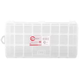 Органайзер для зберігання дрібних деталей Intertool BX-4007 прозорий 15.5" 385 х 200 х 50 мм