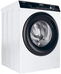 Пральна машина Haier фронтальна, 9кг, 1400, A, 55см, дисплей, пара, інвертор, білий (HW90-BP14939-S)