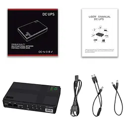 Powerbank UPS 10400мАч для WI-Fi роутера, конвертора, камер, виходи 12V, 9V, 5v (до 10 годин автономної роботи) джерело безперебійного живлення ДБЖ повербанк UKC - мініатюра 9