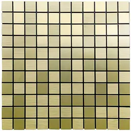 Самоклеюча панель під алюміній Sticker Wall SW-00001168 30x30смx3 мм Зелений