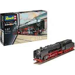 Збірна модель Revell Експрес локомотив BR01 з тендером 2'2 T32 масштаб 1:87, 149 деталей (RVL-02172) - мініатюра 2