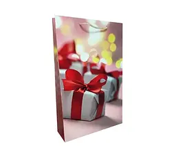 Подарунковий пакет, 150 г/м², Подарунки, 25x38x8 см, 6 шт. в упаковці