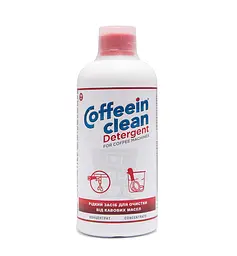Професійний засіб Coffeein clean DETERGENT (рідина) для видалення кавових масел 500мл.