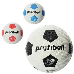 М'яч футбольний розмір 5 гума Grain Profiball 3 кольори сітка VA 0013 в асортименті