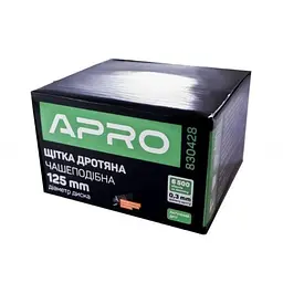 Щітка чаша для болгарки Apro латунний дріт 125 мм 30412 - мініатюра 4