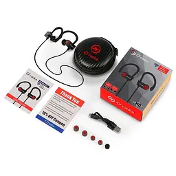 Bluetooth навушники O'ranka K7 110 mAh Чорні (SUN0208) - мініатюра 7