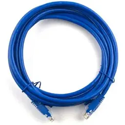 Патч-корд 0.5м, RJ-45, Cat.5e, CU, мідь, синій Ritar (PCR-CU/0.5Be / 04264)