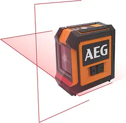 Нівелір лазерний AEG CLR215-B (15 м, 2 промені, червоний, 2xAA) - мініатюра 2