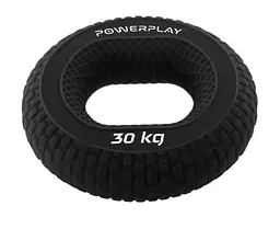 Еспандер кистьовий силіконовий PowerPlay PP-4333 Hand Grip Hard 30 кг Чорний (PP_4333_Black_30kg) - мініатюра 3