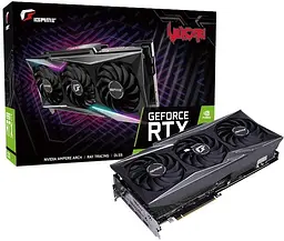 Відеокарта GeForce RTX 3090 Colorful iGame Vulcan OC-V (RTX 3090 iGame Vulcan OC-V) Б/В