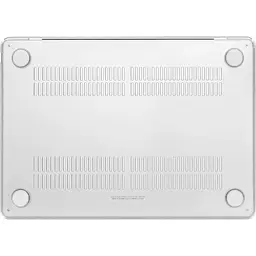 Пластикова накладка (верх та низ) HardShell Case для Apple MacBook Air 15.3` M2 A2941 2023 Crystal Grey [98197] - мініатюра 2