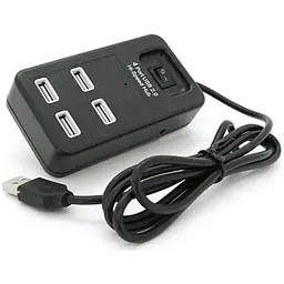 Концентратор Voltronic USB 2.0 to 4xUSB black (YT-HWS4-B)
