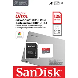 Карта пам'яті SanDisk 128GB microSD class 10 UHS-I Ultra (SDSQUAB-128G-GN6MA) - мініатюра 4