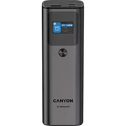 Зовнішній акумулятор Canyon PB-2010 Power Bank 27000mAh 140W Dark Grey [CNE-CPB2010DG] [120802] - мініатюра 2