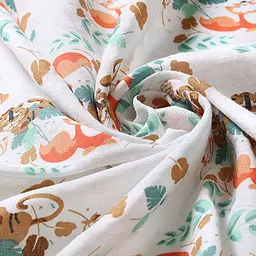 Пелюшки BabyOno муслинові бавовняні 70х70 см 3 шт. cалатові (348/12) - мініатюра 5