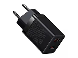 МЗП Baseus Super Si Pro Quick Charger C + U 30W EU Black
