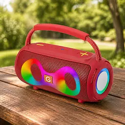 Мінідинамік Bluetooth LED ET-311 з підсвіткою, портативна бездротова колонка - мініатюра 3