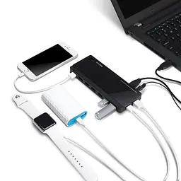 Разветвитель USB Hub TP-Link UH-720 7 портов USB3.0 (2 порта для зарядки) - мініатюра 3