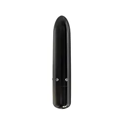 Віброкуля PowerBullet Pretty Point Rechargeable Bullet Black, потужний точковий вібратор з загостреним кінчиком на акумулятор