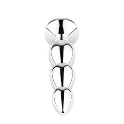 Анальна пробка B - Series HeavyFun Jewellery № 1, 13.5 см (сріблястий) - мініатюра 3
