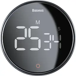 Таймер електронний Baseus Heyo Rotation Countdown Timer Pro dark gray (FMDS000013) - мініатюра 2