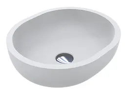 Умивальник Miraggio MARK 425 (0002684) Mirasoft, Матовий, Накладний, Білий