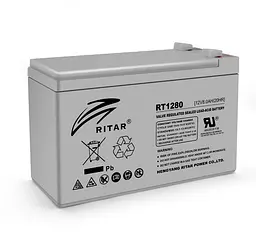 Акумуляторна батарея AGM RITAR RT-1280G 12 В 8,0 А·год - мініатюра 1