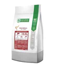 Сухий корм для дорослих собак всіх порід з лососем Nature's Protection Extra Salmon Adult All Breeds, 18 кг