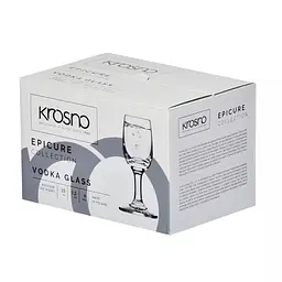 Набір чарок для горілки Krosno Pure, скло, 35 мл, 6 шт. (788081) - мініатюра 2