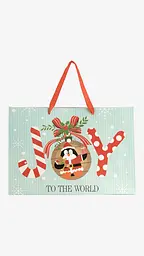 Пакет паперовий новорічний JUMBO XMAS 760295ЬД Бірюзовий shop (2000999372087) - мініатюра 2